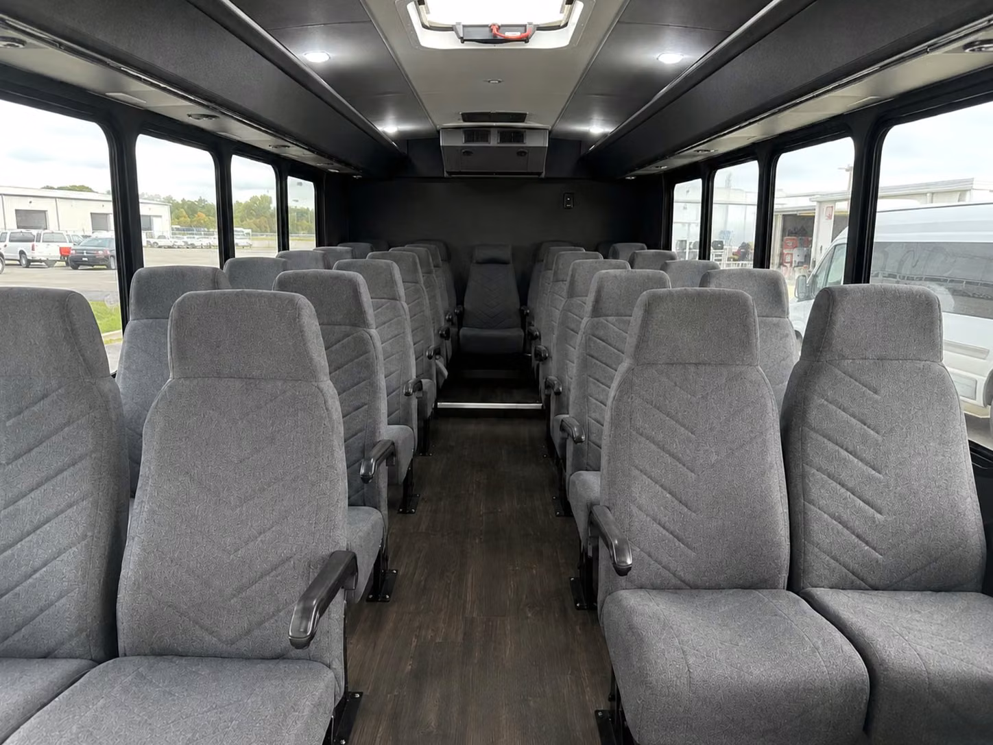 15 passenger minibus interior