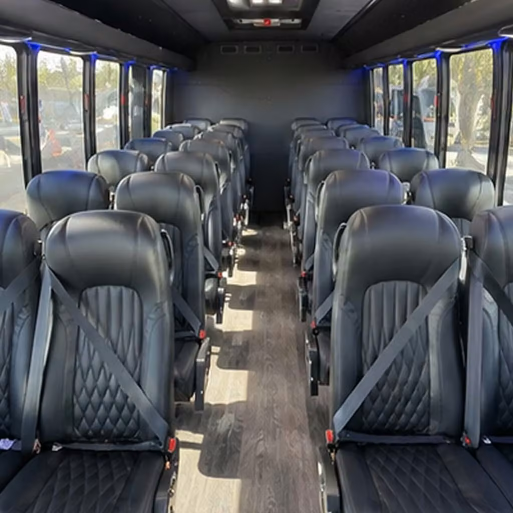 30 passenger minibus interior