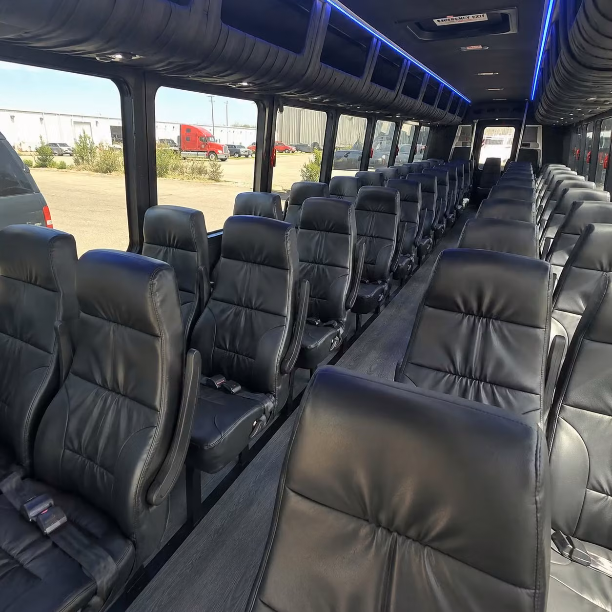 35 passenger minibus inside